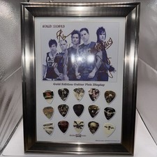 Avenged Sevenfold Gold Edition Guitar Pick Display Framed Limited - No 97 Of 100
