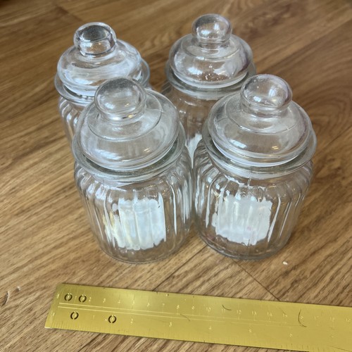 Small glass ribbed sweet - 5,