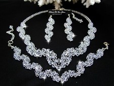 Wedding jewellery sets made of
