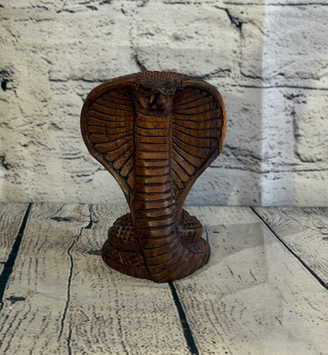 12cm 8cm wooden cobra - wooden,