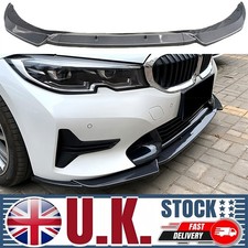 Front Bumper Lip Splitter For BMW 3 Series G20 G21 320i 2019-2022 Carbon color