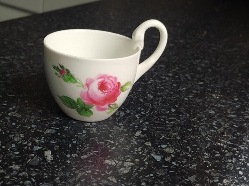 Meissen cabbage rose tea - meissen,