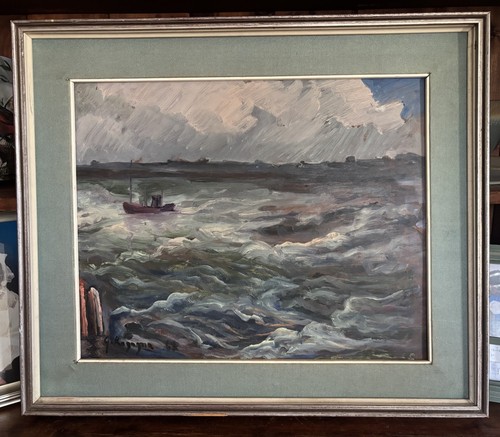 1962 vintage italian oil - 1962,
