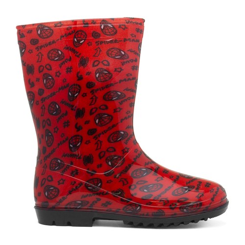 Spider man boys wellies - boys, red