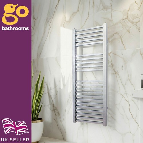Chrome heated towel rail - chrome,