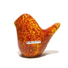 Otto Keramik Ceramic Bird Red