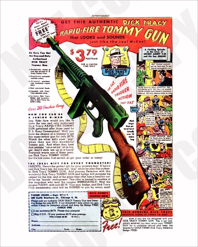 1940s dick tracy rapid - 1940s, rapid-fire
