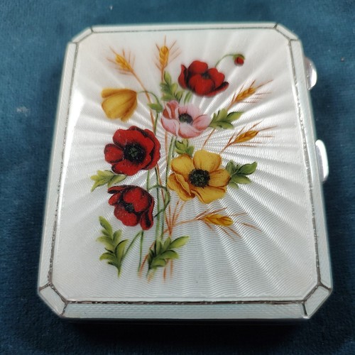 Superb solid silver - superb, enamel