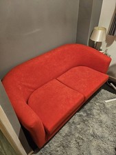 Habitat Red 2 Seater Fabric