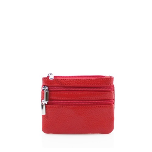 Leather three zipped