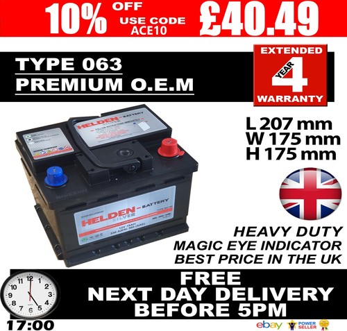Car battery 063 12v heavy - battery,