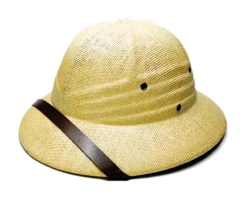 Pith helmet toyo - , straw