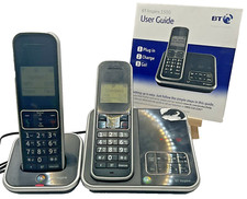 BT Inspire 1500 Twin Digital Cordless Phones & Answerphone Works w/Manual
