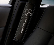 2Pcs Black Leather Car Seat