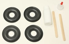 4 -Foam Donut Dust Cap Kit for KEF 103/4 104/2 104/4 105/3 107/2 