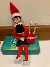 Elf props, outfit, apron, bag & shoes handmade