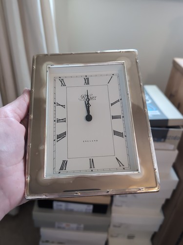 Desk clock carr 1998 925 - clock,