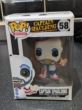 Captain Spaulding 58 Funko Pop! Movies Boxed Figure Rob Zombie Vaulted Rare