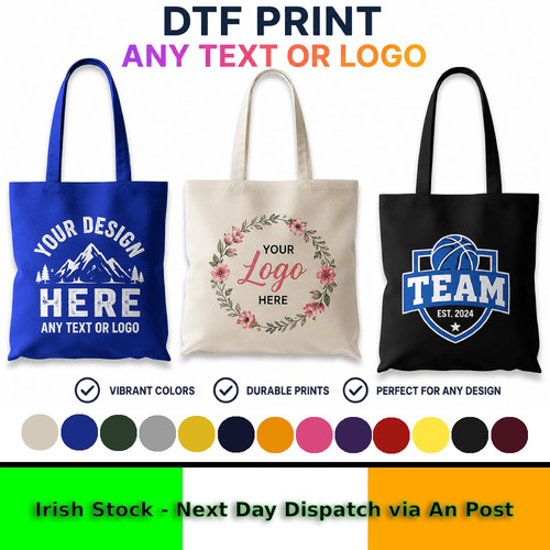 Personalised cotton tote bag - tote,