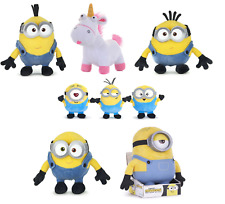 NEW 7" 10" 12" DESPICABLE ME MINIONS PLUSH SOFT TOYS MINION UNICORN BLANKET