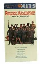 POLICE ACADEMY VHS video tape FACTORY SEALED warner home stamp watermark