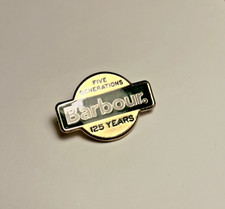 Genuine BARBOUR 125 Years Ltd Ed Anniversary Enamel Badge Pin