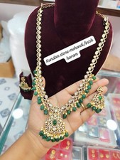 ST 220 Indian Jewelry New Bridal Party Wear Style Partywear Pendent Necklace Set