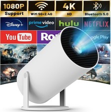 Mini Projector with WIFI 6 and