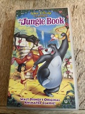 Disney Jungle Book VHS Walt