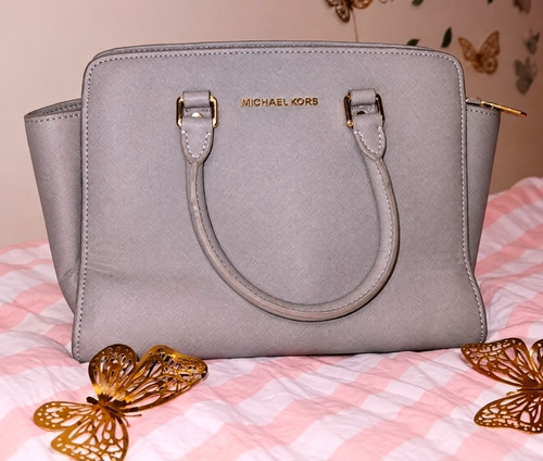 Michael kors grey saffiano - michael,