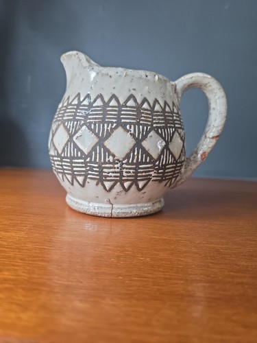 Vintage studio pottery jug - vintage,