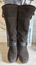 Khombu ladies suede long - khombu,
