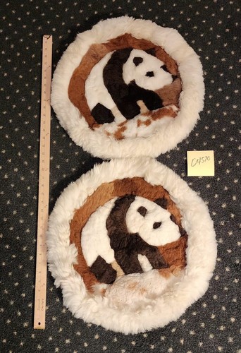 Vintage panda alpaca wool - 18",