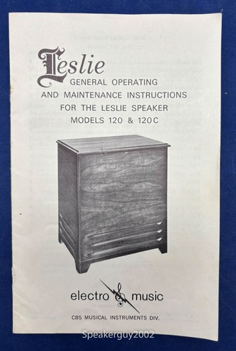 Original leslie speaker - original,