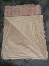 Brand New Dunelm Pink Blanket