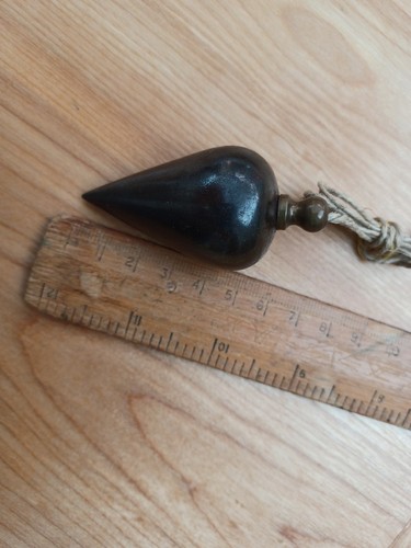 Georgian plumb bob 6cm - plumb, bronze