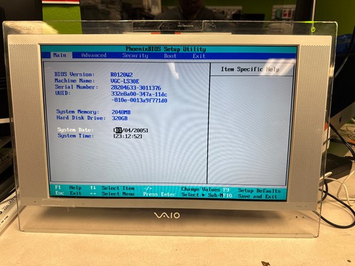 Sony vaio all - in, one