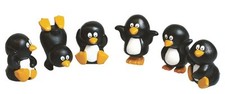 6 x mini Penguin Christmas