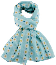 Blue Scarf Circles Pattern