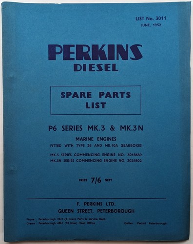 Original perkins diesel - original, p6