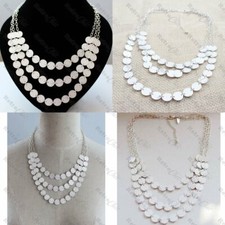 MULTICHAIN NECKLACE big statement GOLD/SILVER FASHION chain layers MULTISTRAND