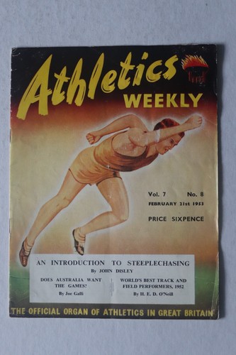 Athletics weekly magazine 1953 - athletics,