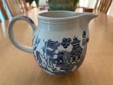 Churchill Willow Pattern Jug 13 cm  H X 12cm Dia