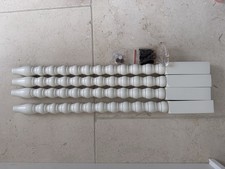 Four Wooden Bobbin Spindle