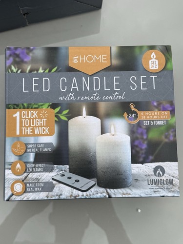 Led candle set with - with, remote