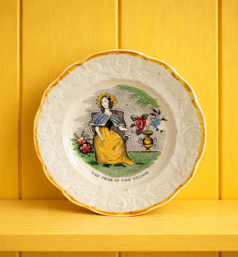 19th century childs plate - century,