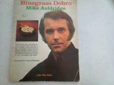 Vintage paperback  Bluegrass Dobro book by Mike Aludrige dated 1975. Very scarce
