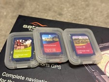 3x SatMap Active 10 SD Map Cards Northern GB  1:50k and 1:25k USED 