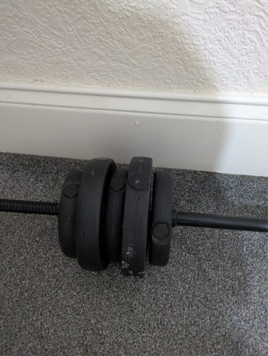 Weight set used 20kg - 20kg, weights