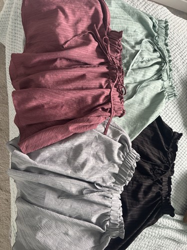 Skorts for women pink black - 4,